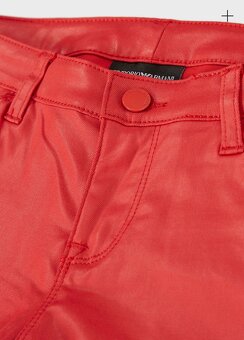 Armani červené 27 rifle ako kožené - 7