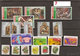 Známky mix 1 - 7