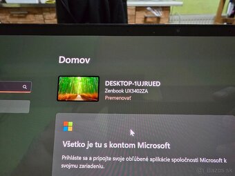 Dotykovy Asus Zenbook 14 OLED so 16 gb ram i7 procesorom a 5 - 7