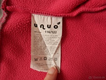 ZATEPLENÉ softshellové nohavice UNUO 116/122 kvety - 7