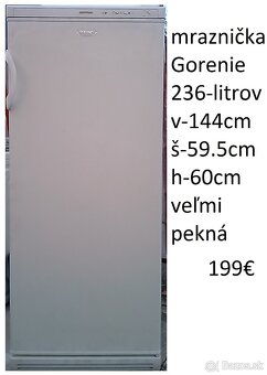 predám mrazničku BOSCH -Gorenie-Zanussi -Candy - 7