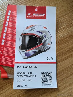 Prilba LS2 FF900 Valiant II Revo modular XL - 7