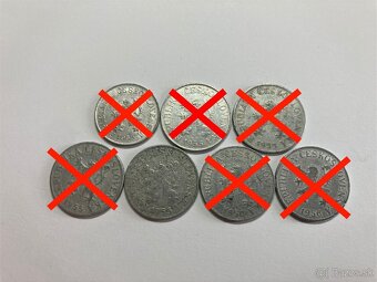 Československo mince ČSR - vzácnejšie ročníky - 7