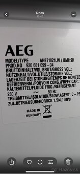 Truhlicova mraznička AEG - 7