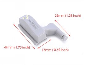 Automatické LED osvetlenie na pánty do skrine - 7