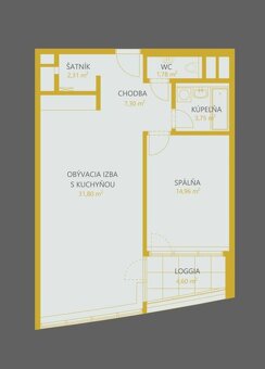 Babony TRE I na predaj 2i byt v komplexe Tri Veže na Bajkals - 7