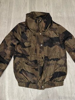 Zara camouflage stylova zimna damska bombera-bunda - 7