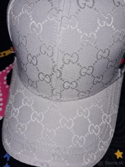 Biela gucci šiltovka čiapka white gucci cap designer luxury - 7