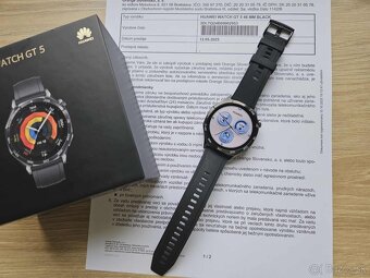 Huawei Watch GT 5 46mm Active Black - cierne,top stav,zaruka - 7