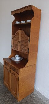 Selský/rustikální kredenc, příborník, nábytek ze dřeva - 7