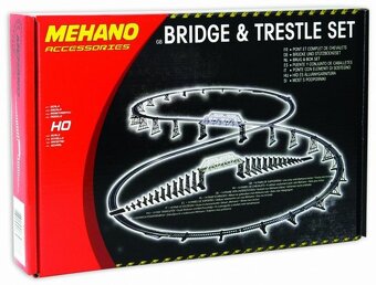 H0 vláčik železničný most set novy - 7