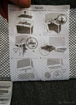 Bugaboo Stardust grey melange postieľka - 7