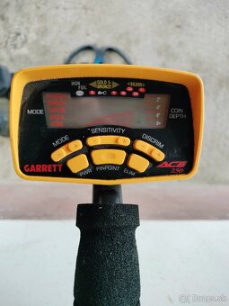 Detektor kovov GARRET ACE 250+ výbava. - 7