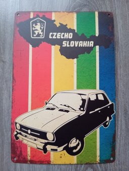 Škoda 100L, 120 užovka, 130 RS/LR, 110R retro tabuľka - 7