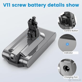 Náhradná batéria pre vysávač Dyson V11 (model SV14) - 7