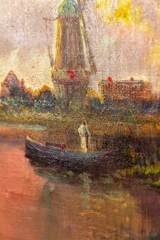 Holandská krajina, sign.Novak, 1100 × 800 mm - 7