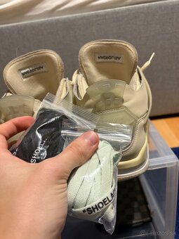 Air jordan retro 4 x offwhite - 7