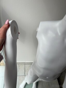 Detská figurína biela - dievča 140 cm - 7