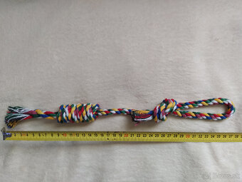 NOVÁ kovová vôdzka pre psov 2m 3cm (osobný odber) - 7