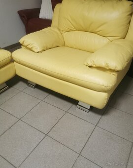 Kožená sedacia súprava - ako NOVÁ, BEZ POŠKODENIA - 7