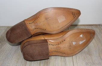 NOVÉ talianske cowboy čižmičky pravá koža veľk.40-41 - 7