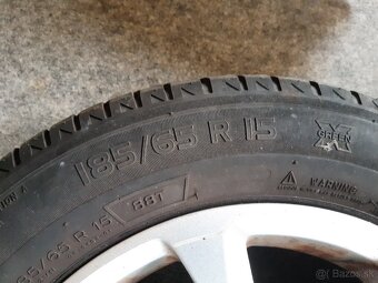 Predám Alu disky na letných gumách Michelin - 7