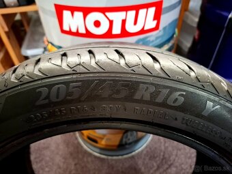Predám letné pneumatiky MATADOR HECTORRA 3 MP 47 - 205/45 R1 - 7