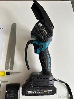 Mini aku retazova pila Brushless motor 6/8” (Makita baterky) - 7