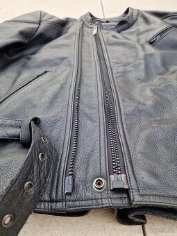 Pánská kožená moto bunda iXS velikost 66 (3XL) - 7