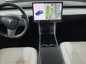 Tesla model 3 LR, záruka, autopilot, bílá kůže, 4x4 - 7