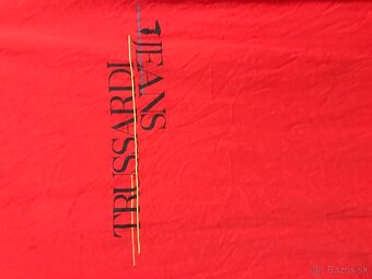 TRUSSARDI originál Red damske tricko L - 7