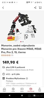 Elektrická kolobežka Xiaomi mi electric pro 2 Monorim - 7