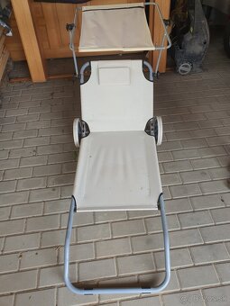 Sklápacie plážové lehatko - 7