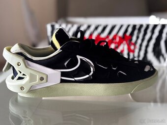 Nike Blazer LOW Acrnm Black White Noir Aura olive/blance - 7