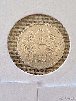 Strieborné mince F.J. RU - 1 koruna - 7