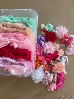 Sukničky + čelenky na newborn fotenie - 7