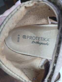 Ortopedické / Rehabilitačné sandálky Protetika béžové 30 - 7