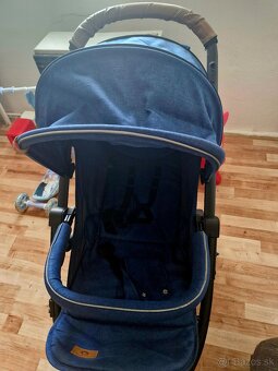 Športový kočík lionelo Annet plus blue denim - 7