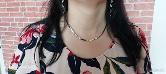 damsky strieborny nahrdelnik - 7