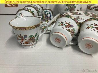Ručne maľovaná 25 dielna porcelánová súprava - 7