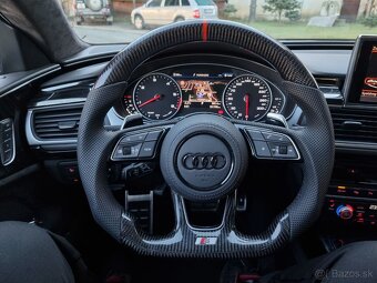 AUDI VOLANT KARBONOVY RS ZKOSENY s airbagom - 7