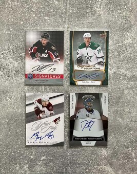 Hokejové podpísané auto karty NHL hráčov - 7