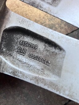 Orig. hliníkové disky Opel R17, 5x108 - 7