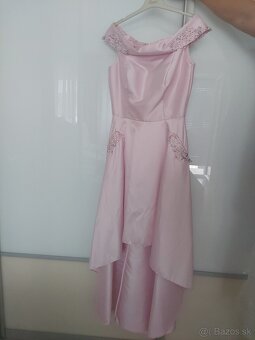 Spoločenské šaty bledoruzove - 7
