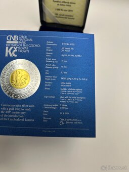Krásna 2000 Kč 2000 100 rokov československá koruna - 7
