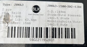 Dištančné ,rozširovacie podlozky 15mm - 7