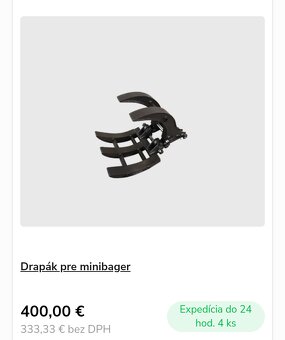 Predam minibager HT08 komplet s 9doplnkami Macao Yanmar MPT - 7