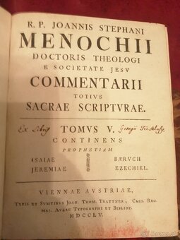 Niaka stará biblia 4 zväzky z. roku 1755 - 7