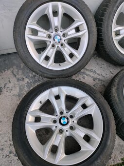 4ks alu disky orig. BMW 5x120 R17 pneu 225/50 r17 - 7