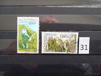 Poštové známky č.486 - SLOVENSKO - II. - 17 ks sérií - 7